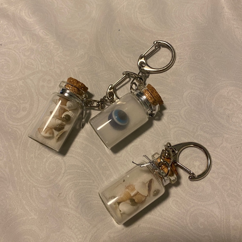 Sand box Keychain 3 pieces